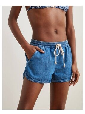 Arie Women’s Small Blue Denim Drawstring Women’s Shorts